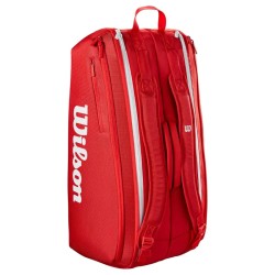 Wilson Super Tour 9R Red Τσάντα Τέννις