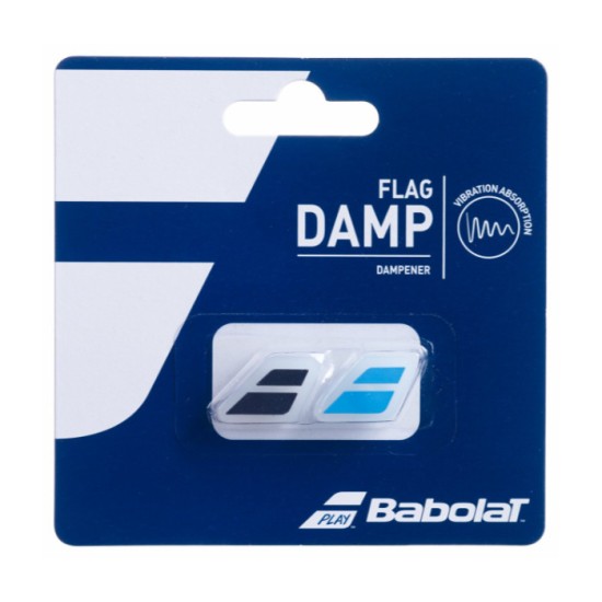 Babolat Flag Vibration x 2 Αντικραδσαμικά Μαύρο-Μπλε