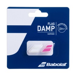 Babolat Flag Vibration x 2 Αντικραδασμικά White-Pink