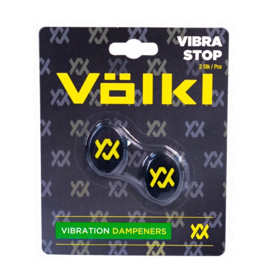 Volkl Vibrastop x 2 Μαύρο-Κίτρινο