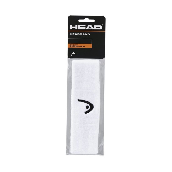 Head Logo Headband White