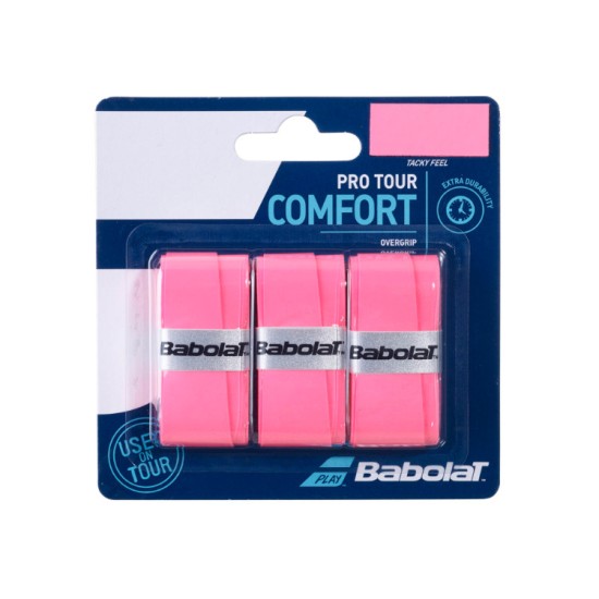 Babolat Pro Tour Overgrips x3 Pink