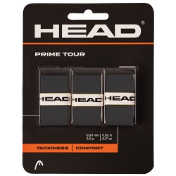 Head Prime Tour Overgrips x3 Μαύρο