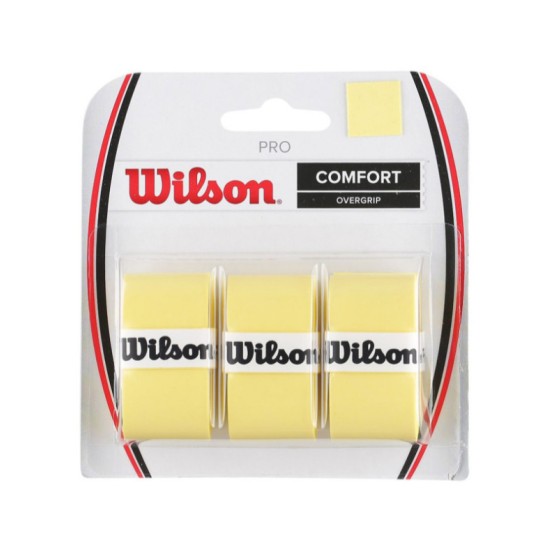 Wilson Pro Overgrips x 3 Κίτρινο Padel