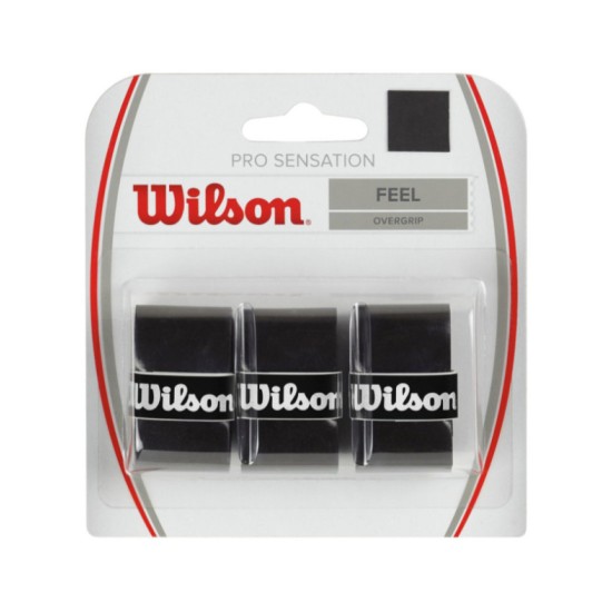 Wilson Pro Sensation Overgrips x 3 Black