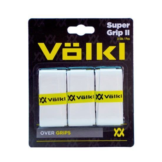 Volkl Super Grip II Overgrips x 3 White
