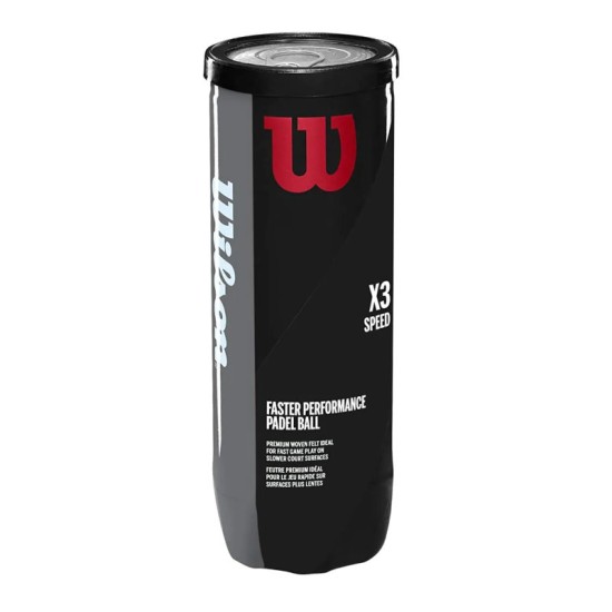 Wilson Performance Speed x 3 Μπαλάκια Padel