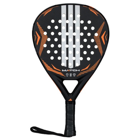 Adidas Match 2026 Black/Orange Ρακέτα Padel