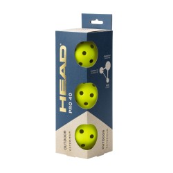 Head Pro 40 Μπάλες Pickleball x 3