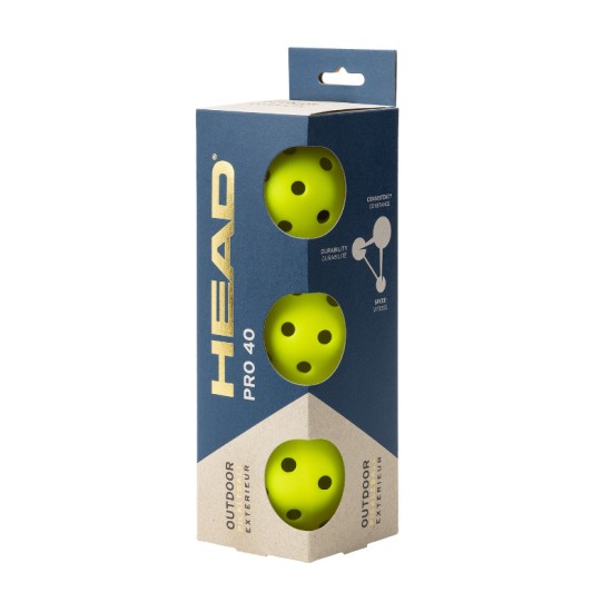 Head Pro 40 Μπάλα Pickleball x 1