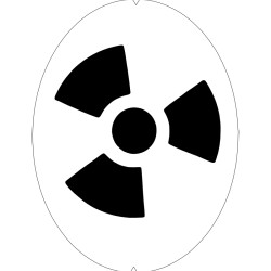 Nuclear Tennis Stencil