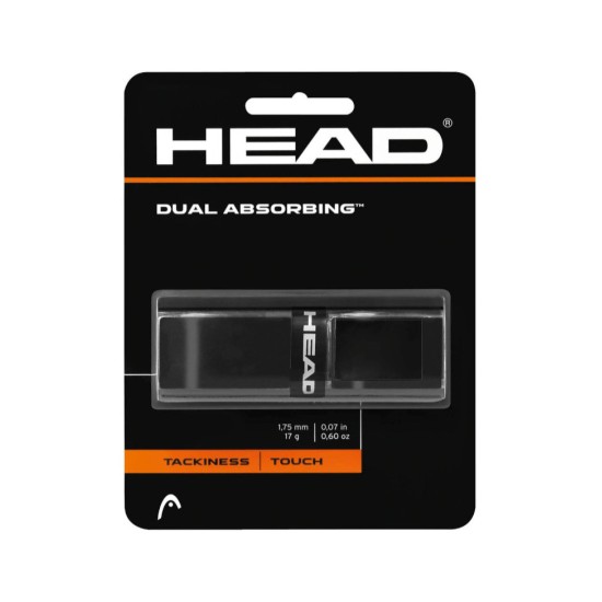 Head Dual Absorbing Replacement Grip Black