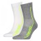 Head Performance Short Crew Κάλτσες x 2 Grey Melange/White