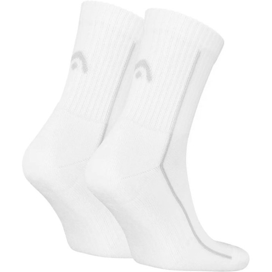 Head Performance Short Crew Socks x 2 White