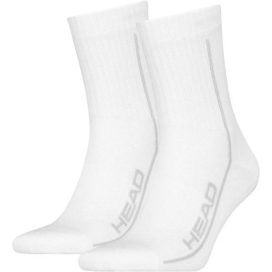 Head Performance Short Crew Socks x 2 White