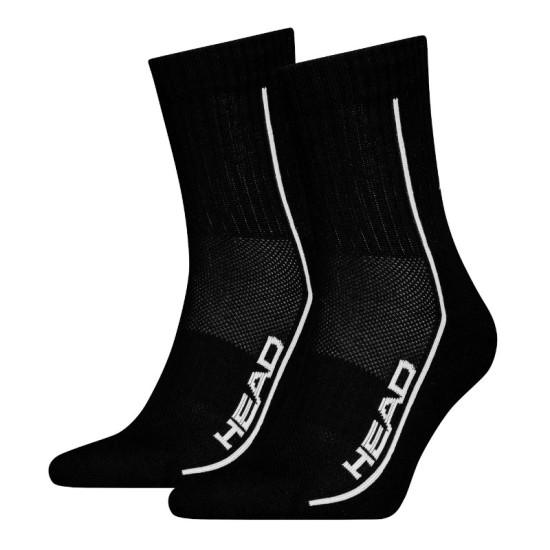 Head Performance Short Crew Socks x 2 Black