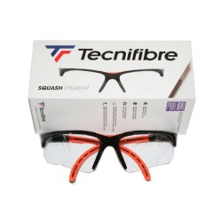 Tecnifibre Squash Protection Glasses Black Orange