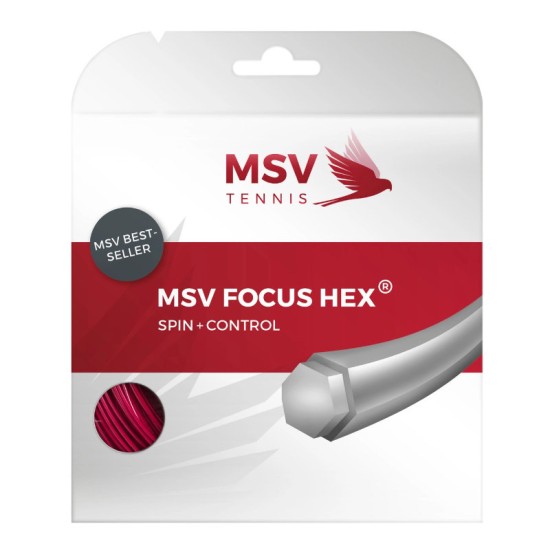 MSV Focus Hex 16L/1.23mm Κόκκινο