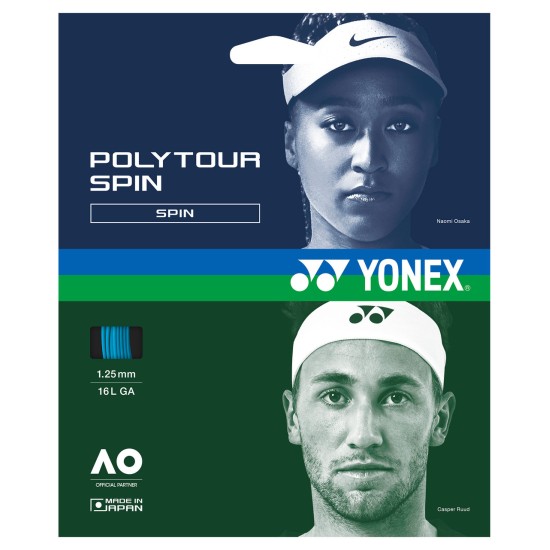 Yonex Poly Tour Spin 16L/1,25mm Blue