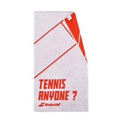 Babolat Medium Towel White/Cherry Tomato