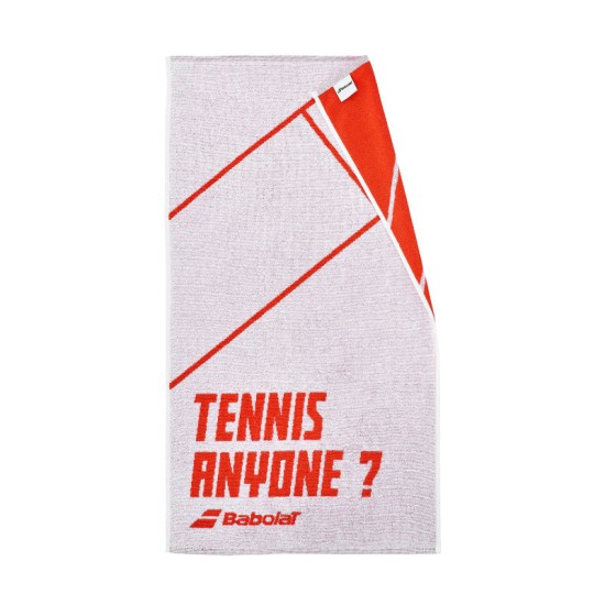 Babolat Medium Towel White/Cherry Tomato