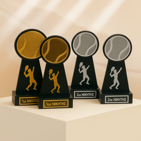 Custom Κύπελλα Τέννις | Εξατομικευμένα Βραβεία Τέννις για Τουρνουά #18