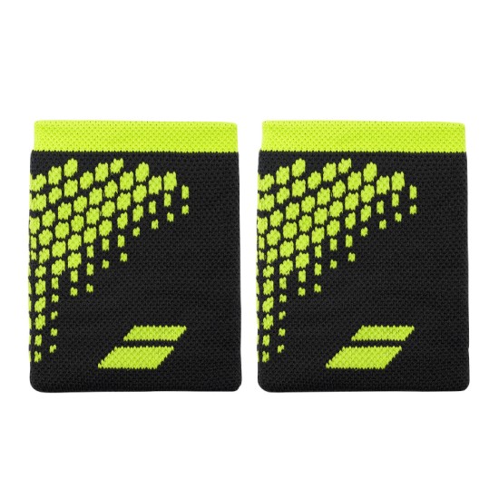 Babolat Logo Jumbo Wristbands Aero/Grey