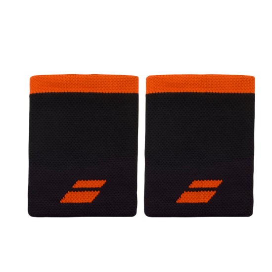 Babolat Logo Jumbo Wristbands Black
