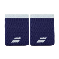 Babolat Logo Jumbo Wristbands Blue Illusion