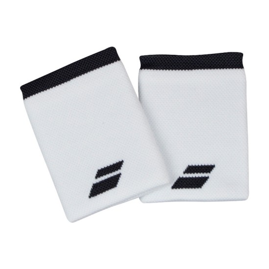 Babolat Logo Jumbo Wristbands Λευκό-Μαύρο