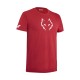 Babolat Cotton Tee Juan Lebron Red Dahlia