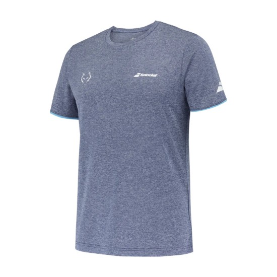 Babolat Crew Neck Tee Juan Lebron Estate Blue/Heather