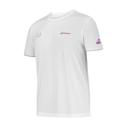 Babolat Crew Neck Tee Juan Lebron Λευκό