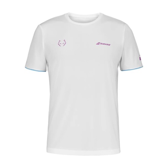 Babolat Crew Neck Tee Juan Lebron Λευκό