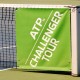 Banner για το φιλέ τέννις με εκτυπωμένο λογότυπο 