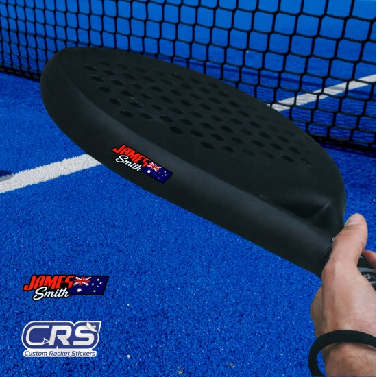 Custom Padel Racket Stickers