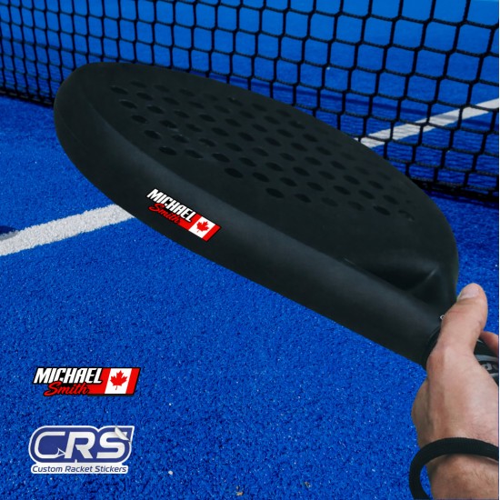 Custom Padel Racket Stickers
