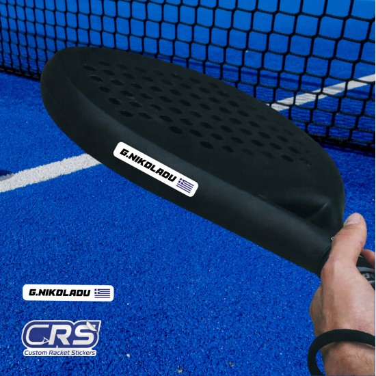 Custom Padel Racket Stickers